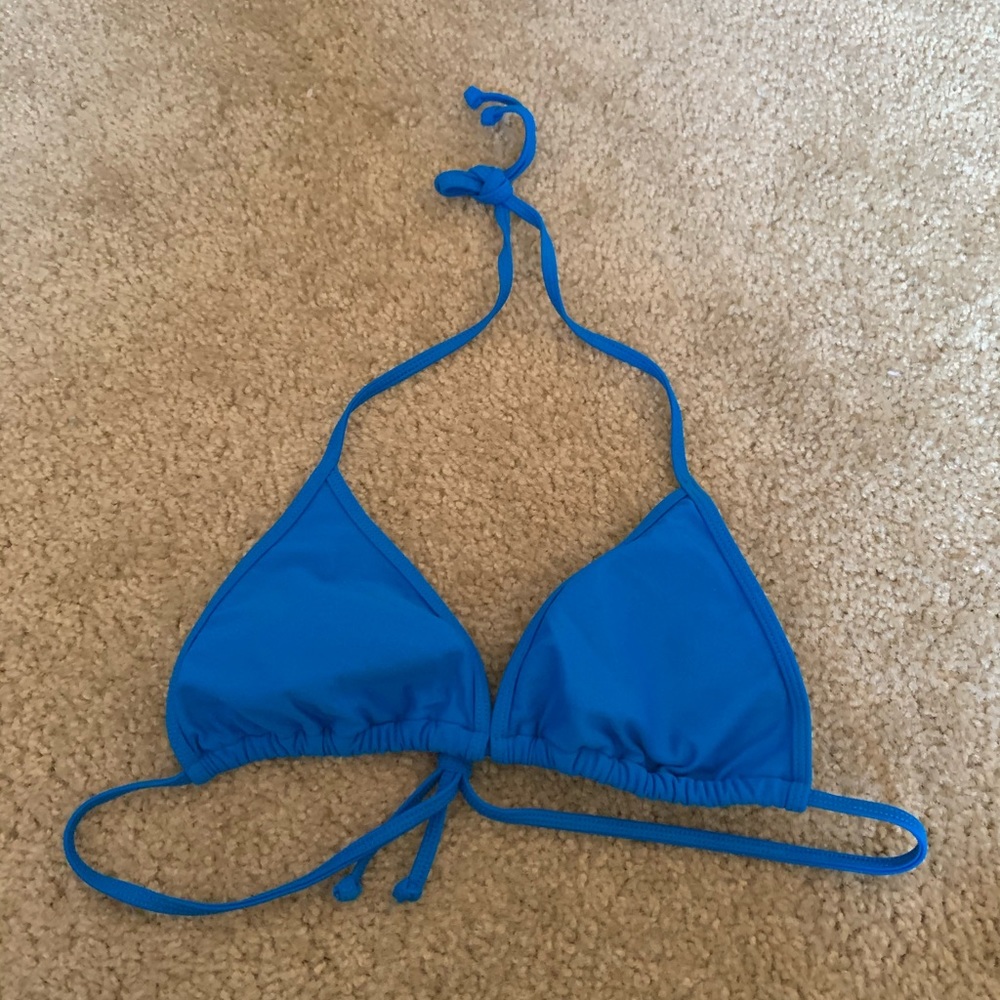 Blue Bikini Top